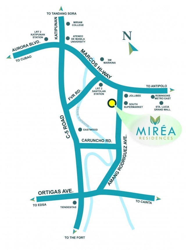 Mirea Location Map