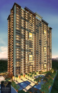 VIERA RESIDENCES facade night shot