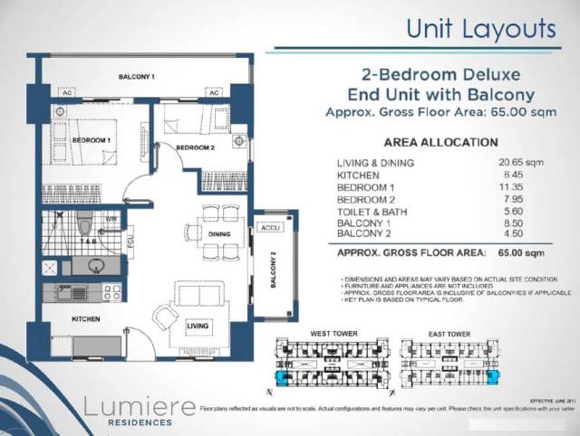 Lumiere 2 Bedroom deluxe
