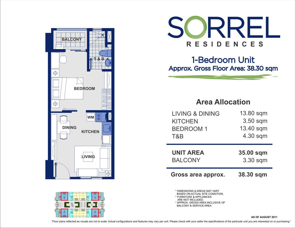 SORREL RESIDENCES 1BR