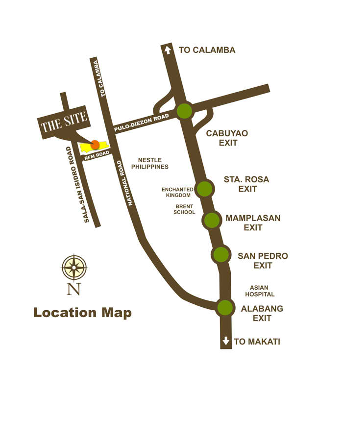 WIllow Park DMCI Location Map