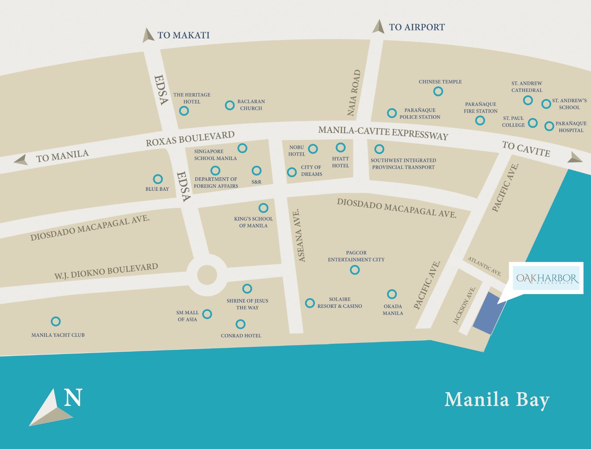 Oak Harbor Location Map