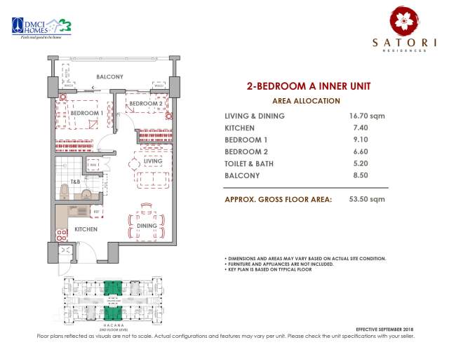 Satori Hacana 2 Bedroom A